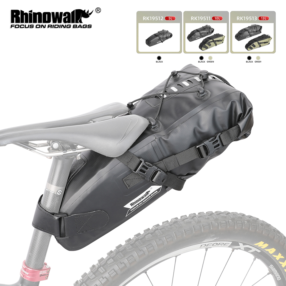 Cycling Commute Bag - وحيد القرن دراجة السرج حقيبة 5L-13L