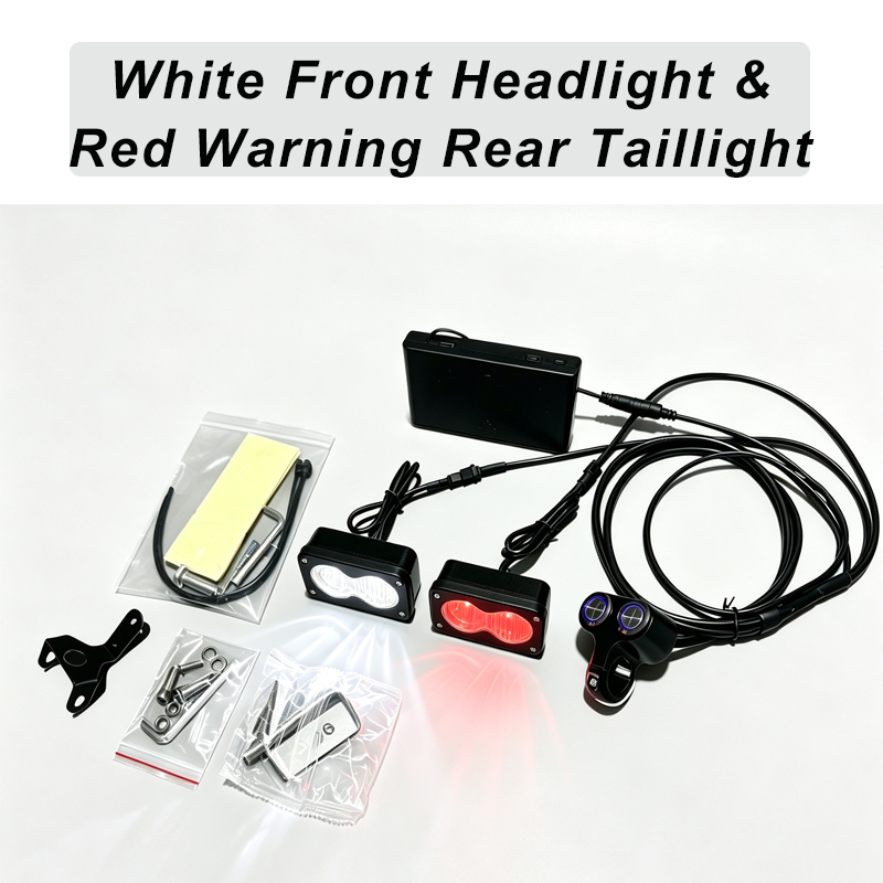 طقم إضاءة أمامية وخلفية LED مز - مراجعة Bike Light Front Rear وسعره