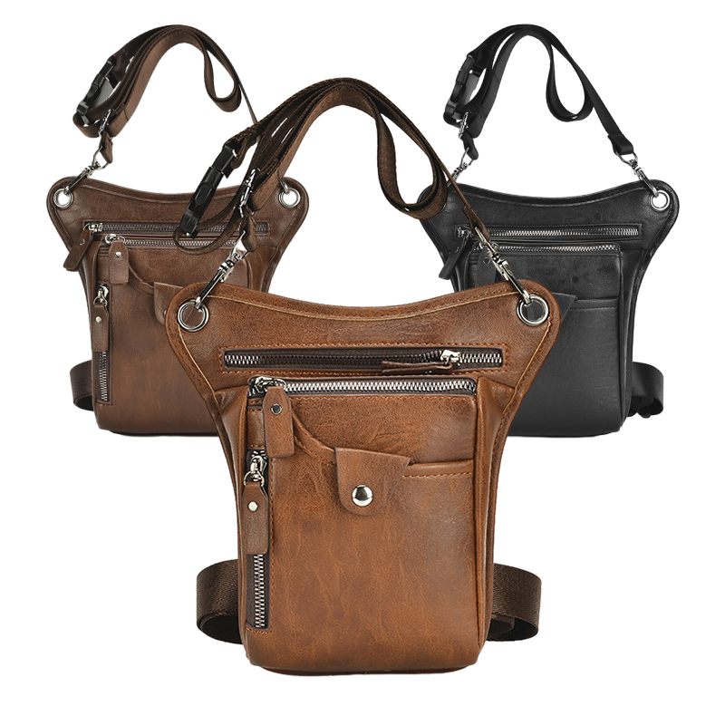 خمر بولي Leather الجلود الخصر  - مراجعة Cycling Commute Bag وسعره