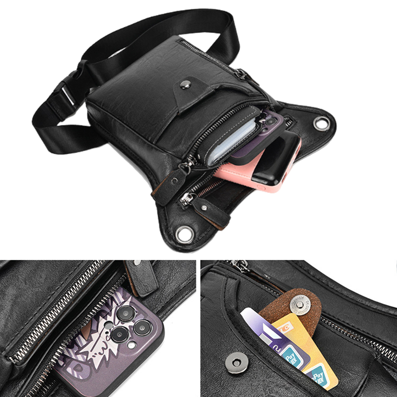 خمر بولي Leather الجلود الخصر  - مراجعة Cycling Commute Bag وسعره
