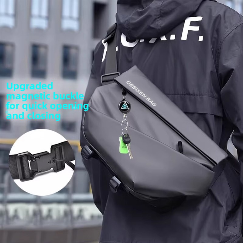حقيبة كروس للرجال بمشبك مغناطي - مراجعة Cycling Commute Bag وسعره